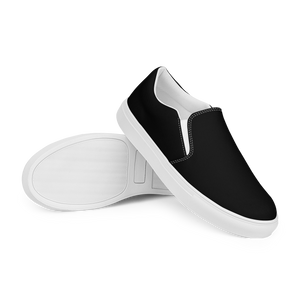 Zapatos de lona sin cordones para hombre - Harbor Black