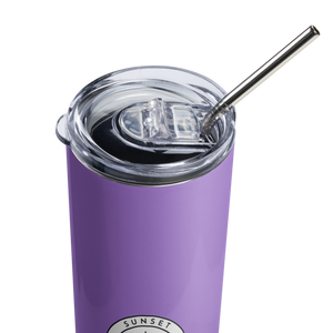 Stainless steel tumbler - Coastal Purple