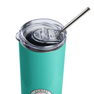 Stainless steel tumbler - Lagoon Turquoise