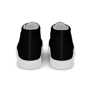 Hohe Segeltuchschuhe für Damen - Harbor Black