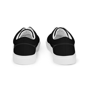Women’s lace-up canvas shoes - Harbor Black