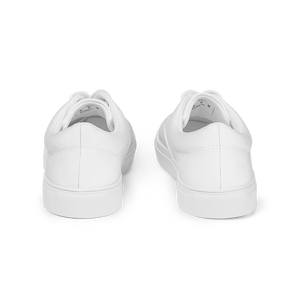 Damen-Schnürschuhe aus Segeltuch - Muschelweiß
