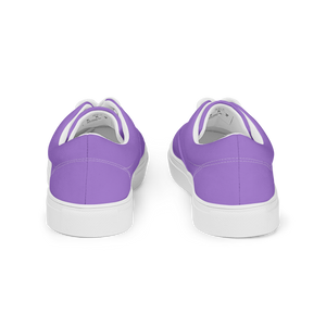 Women’s lace-up canvas shoes - Coastal Purple