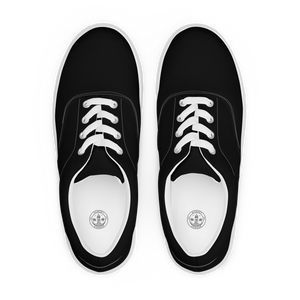 Women’s lace-up canvas shoes - Harbor Black
