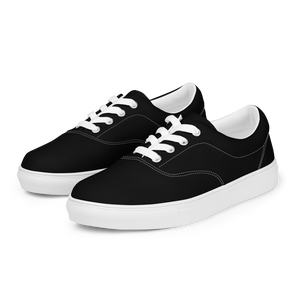 Women’s lace-up canvas shoes - Harbor Black