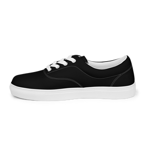 Women’s lace-up canvas shoes - Harbor Black