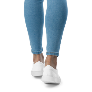Women’s slip-on canvas shoes - Seashell White