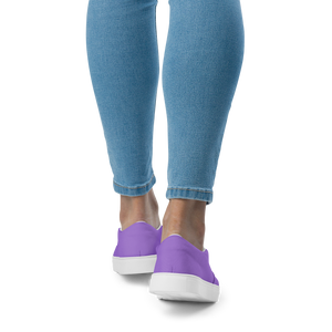 Zapatos de lona sin cordones para mujer - Coastal Purple