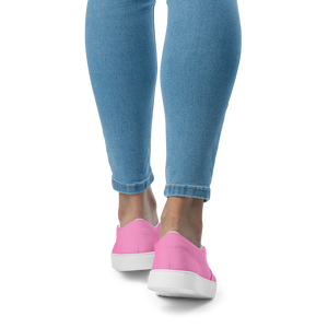Women’s slip-on canvas shoes - Tropical Pink