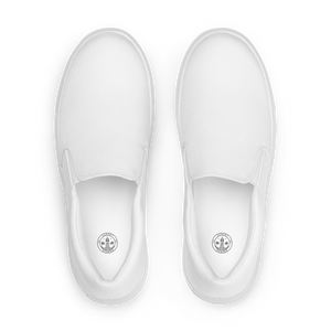 Women’s slip-on canvas shoes - Seashell White