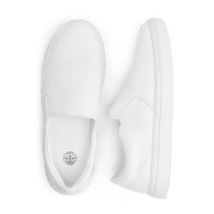 Women’s slip-on canvas shoes - Seashell White