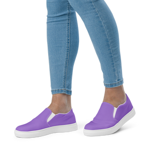 Zapatos de lona sin cordones para mujer - Coastal Purple