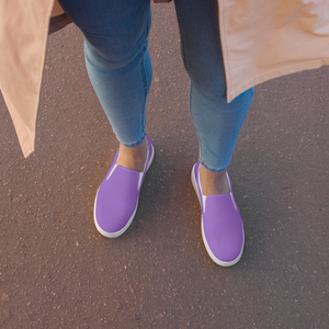 Zapatos de lona sin cordones para mujer - Coastal Purple