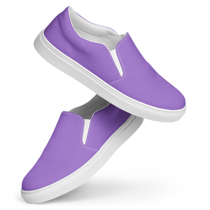 Zapatos de lona sin cordones para mujer - Coastal Purple