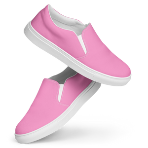 Women’s slip-on canvas shoes - Tropical Pink