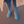 Slipper aus Segeltuch für Damen - Ozeanblau