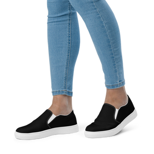 Women’s slip-on canvas shoes - Harbor Black