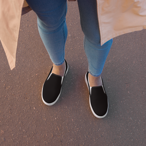 Women’s slip-on canvas shoes - Harbor Black