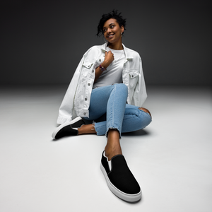 Women’s slip-on canvas shoes - Harbor Black