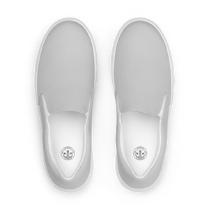 Zapatos de lona sin cordones para mujer - Gris nube
