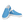 Slipper aus Segeltuch für Damen - Ozeanblau