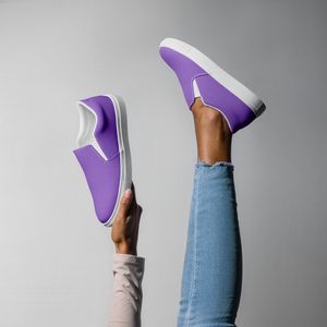 Zapatos de lona sin cordones para mujer - Coastal Purple