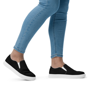 Women’s slip-on canvas shoes - Harbor Black