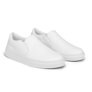 Women’s slip-on canvas shoes - Seashell White