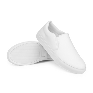Women’s slip-on canvas shoes - Seashell White