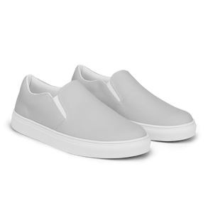 Zapatos de lona sin cordones para mujer - Gris nube