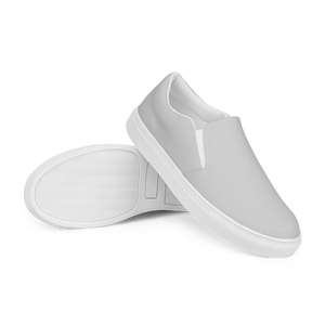 Zapatos de lona sin cordones para mujer - Gris nube
