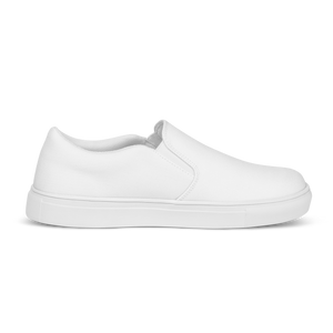 Women’s slip-on canvas shoes - Seashell White