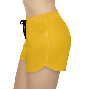 Women's Casual Shorts - Yellow - Sunset Harbor Clothing